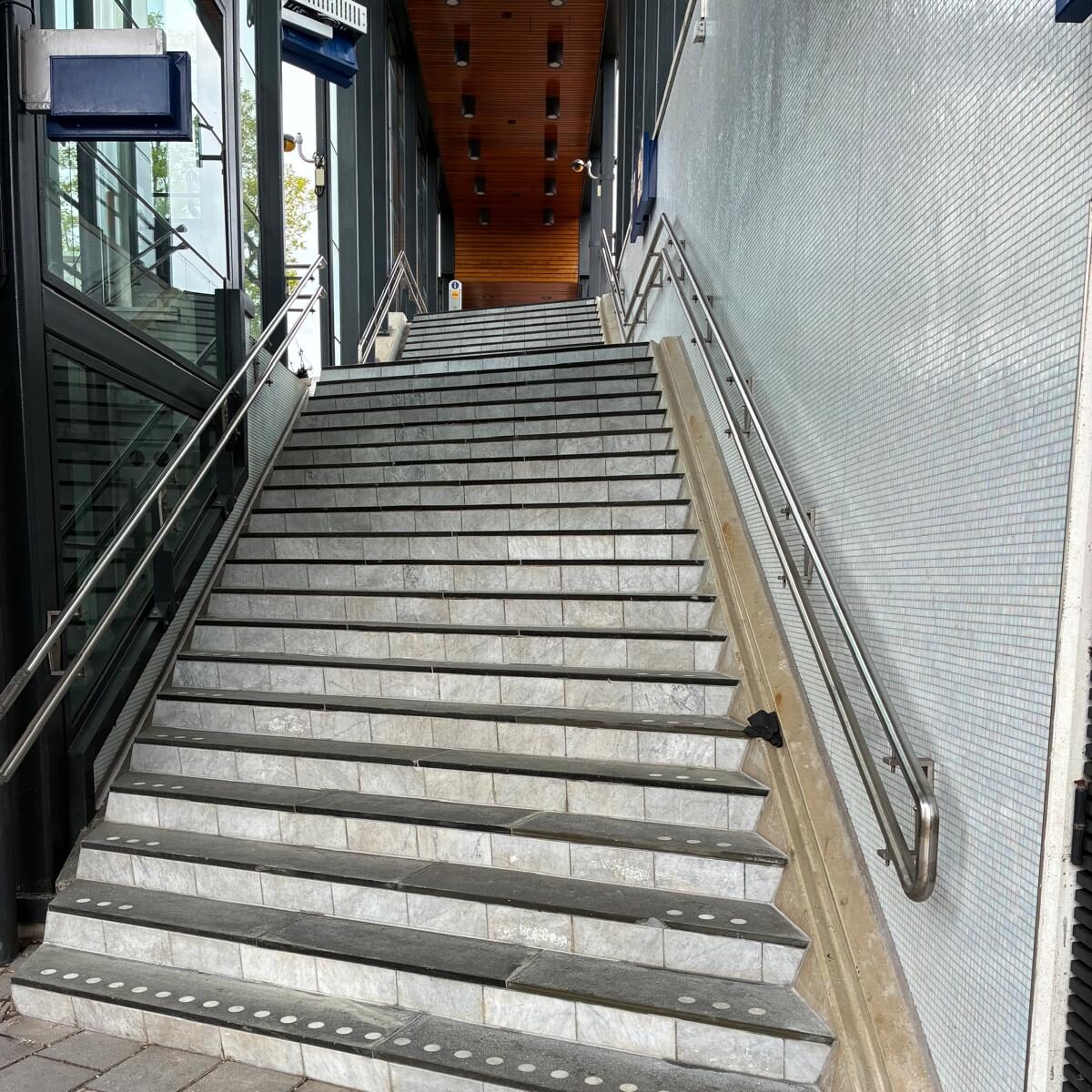 Traplopen treinstation